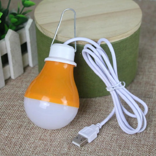 USB bulb lamp 5v bulb color portable mobile outdoor energy saving lamp 3w5w7w9w12w charging usb bulb