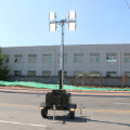 led trailer mobile AC mast solar light tower