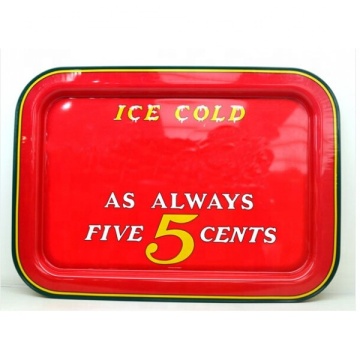 DADI Food Grade Rectangle Metal Serving Tin Tray