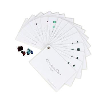 Alfa Mirage Gemstone Color Chart: Sapphire, Emerald, Paraiba Tourmaline, Jadeite, and Diamond