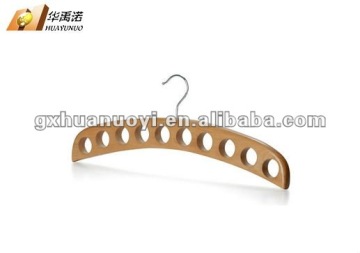 Wooden scarf Hanger / green products / wood holes scarf hanger