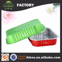 Takeout food container with plastic lids for restaurant