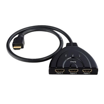 3 x 1 HDMI Switch with Pigtail