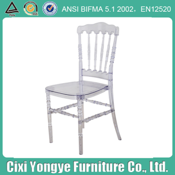 Resin clear  napoleon chair