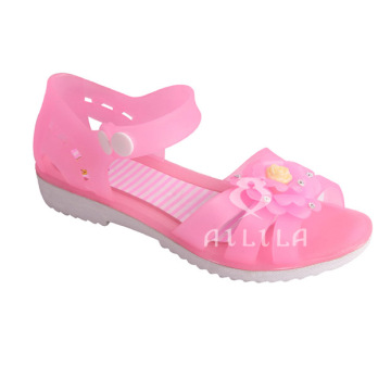 PVC girls jelly sandals