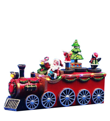 Christmas Train Resin for Holiday Decor