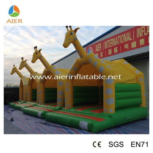 Inflatable giraffe bouncy,cheap giraffe castle,inflatable giraffe toy