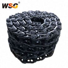 Excavator Track Link with Loose Bushing and Chain