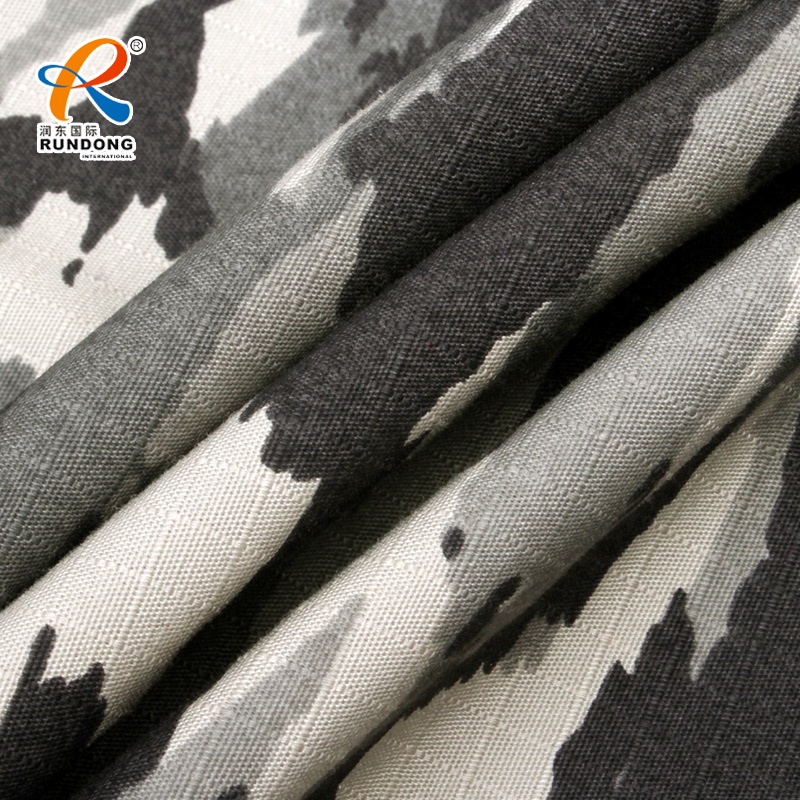 polyester cotton fabric black military camouflage uniform fabric