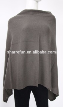wholesale 100%Mongolian knitted cashmere ponchos