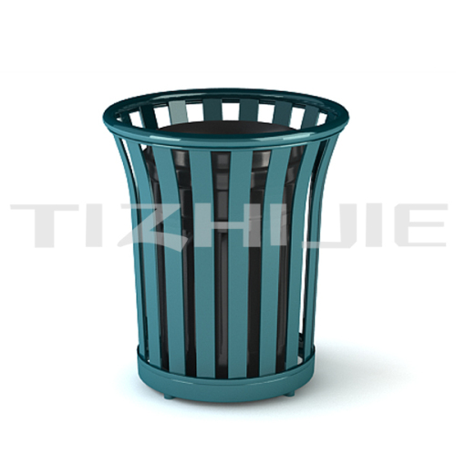 luxruy street colored novelty decorative trash can