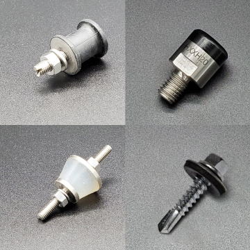 Screw in rubber stoppers/Custom rubber foot screw