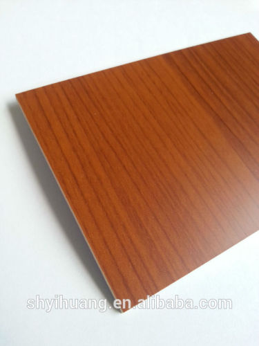 6mm interior cherry melamine paper laminated mdf panels