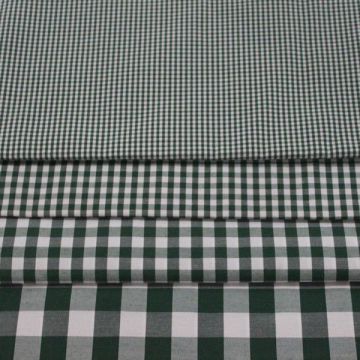 Different size of monocheck yarn dyed textile fabric
