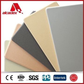 Top quality color coated aluminum composite pannel manufacturer