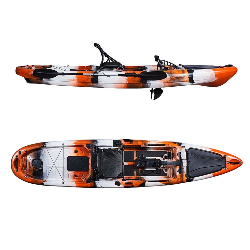 LSF Newly developed 12ft hybrid sea pedal drive fishing kayak