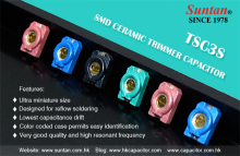 Su Suntan SMD Ceramic Trimmer Capacitor TSC3S in Stock