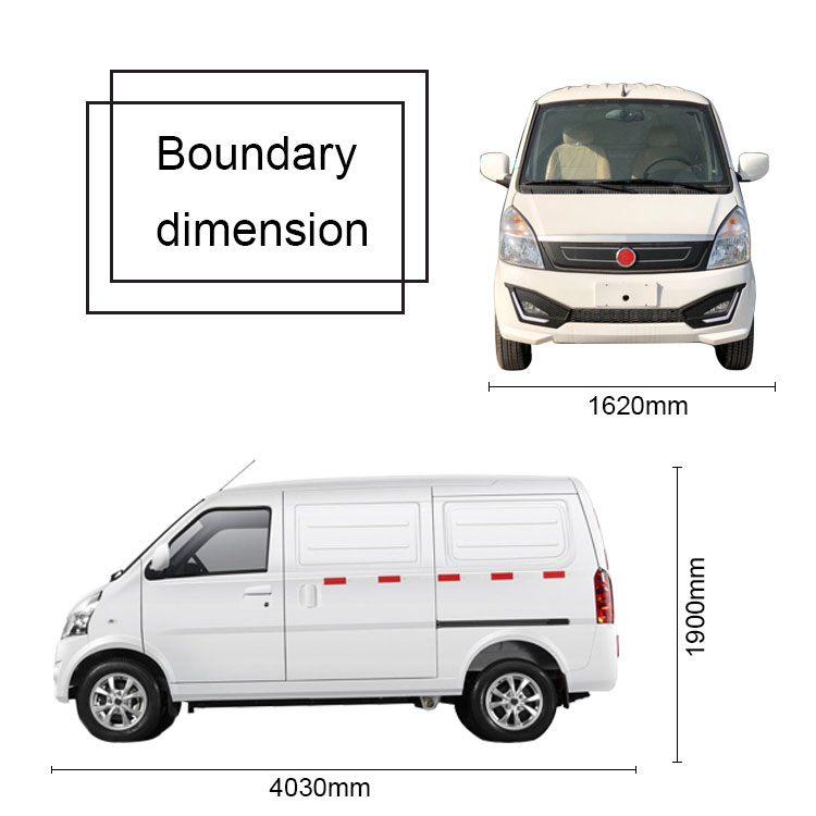 automotive Four Wheel High speed EV new energy Cargo/Van Fwd Electric Car
