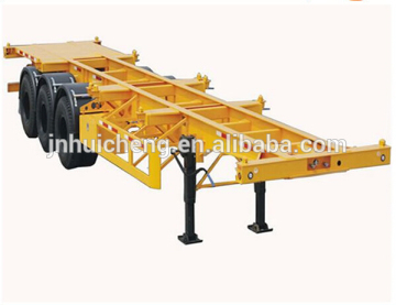 3 axle skeleton semi trailer for container transportation