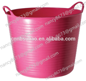 pink plastic bucket