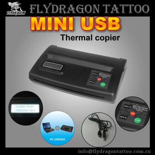 USB mini tatuaggio trasferimento macchina con schermo LCD