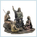 Dimensione della vita Antitique Bronzo Gesù religioso Scultura