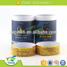 round recycle paper tin box tea box