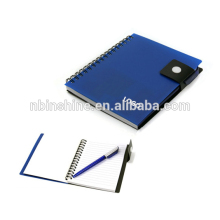 Wholesale Clear Plastic Cover Notepad With Pen , PP Notebook , Promotional Notepad