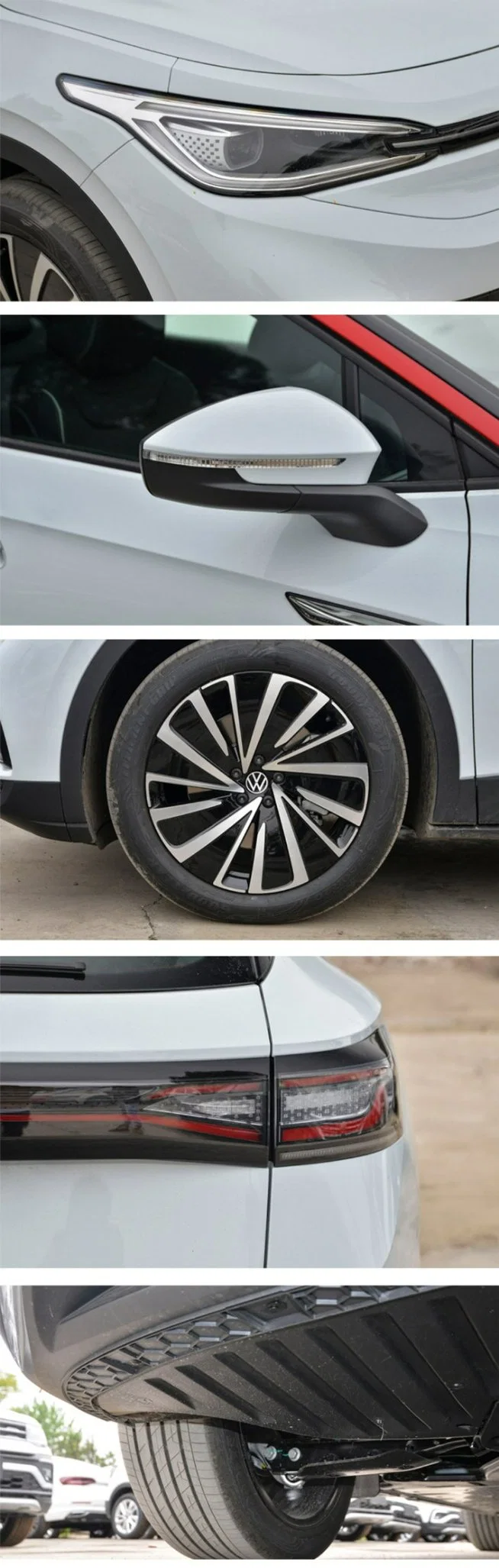 Ridever Cheap 2022 FAW VW ID4 Crozz Pure Plus 5 Doors 5 Seats SUV 550 600 Km Used EV Use Electric Cars