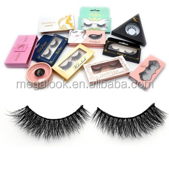 Free sample private label mink eyelash vendors,3D 5D mink fur false lashes,25mm 3D Mink Eyelashes with packing box