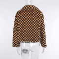 Custom Winter New Women's Plaid Sherpa Jacket Australia