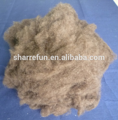 yak wool manufacturer, dehaired Tibet yak wool brown 19.0mic 26mm