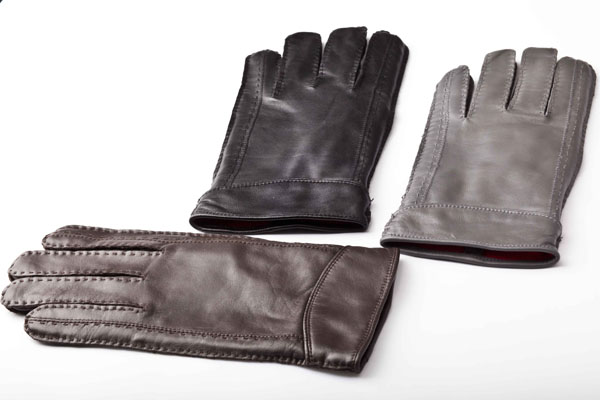 Men's Hand Sewing Sports Leather Gloves