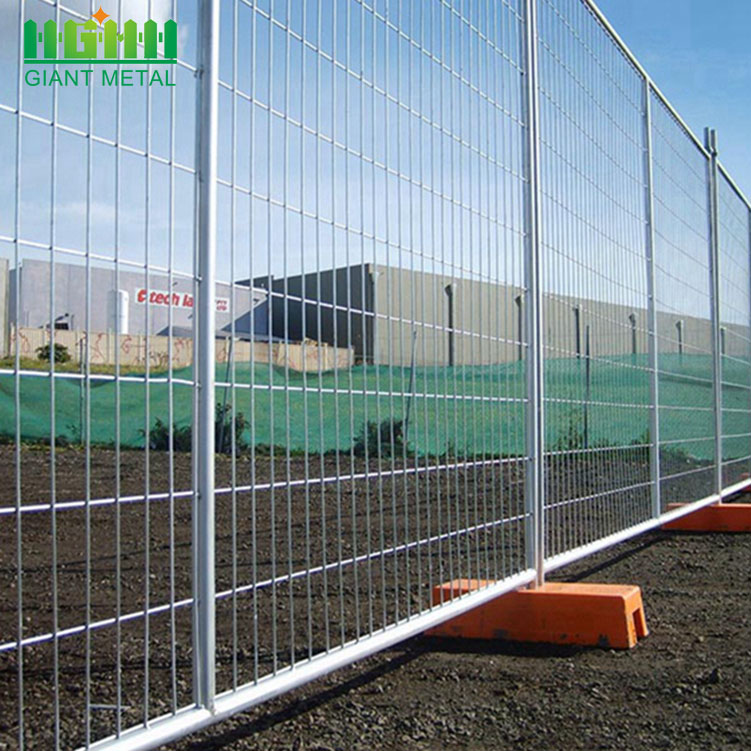 Free Sample PVC/Plastic Feet Removable Temporary Fence