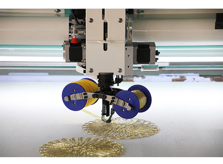 Lejia 12 heads cording coiling embroidery machine