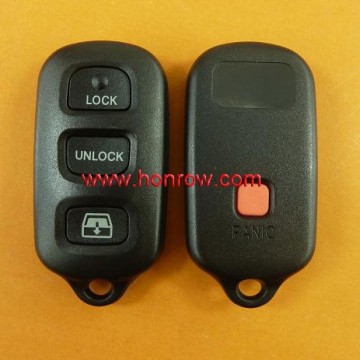 High quality key toyota corolla Toyota 4 button key blank toyota key