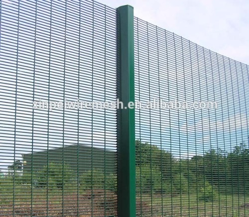 ISO certificated factory 358 security wire mesh fence price used for protection (china factory )