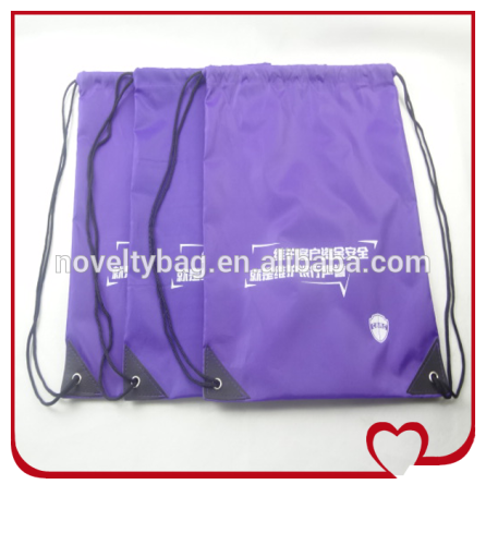 Factory Price Custom Printed Drawstring Bag / Nylon Drawstring Bag.