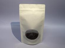 Kraft Paper Stand Up Bag Doypack With Windows