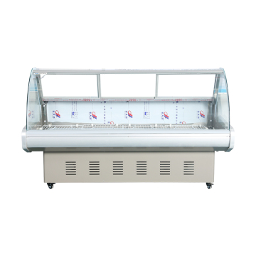 Serve over counter display fridge for meat sale
