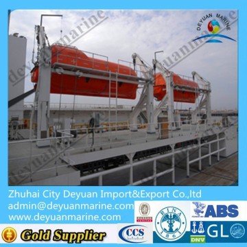 Hot sale offshore davit platform davit for life boat