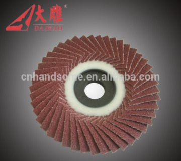 abrasive flexible flap disc 4"