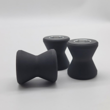 Customized Colorful PU U Groove and V Rollers Abrasion Resistant Polyurethane Pipe Rollers Rubber Products