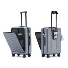 Multifunction Front Opening Luggage Suitcase