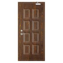 Paint Free Plate Wooden Fireproof Door