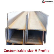 H Beam Galvanized Mild Production Line Flange Steel H Beam