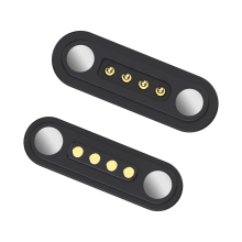 Custom 4 pin Pogo Pin magnetic connector
