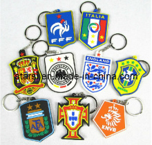 PVC World Cup Football Team Key Chain Country Team (ZQDYS)