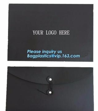 paper envelopes shatter envelopes with hot foil stamping, A3 A4 A5 C5 Black Paper Envelopes With Button And String