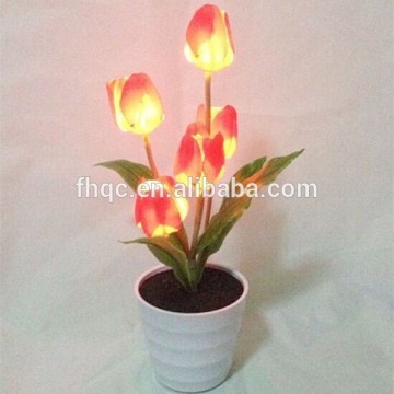 Artificial tulip flowers with led lights